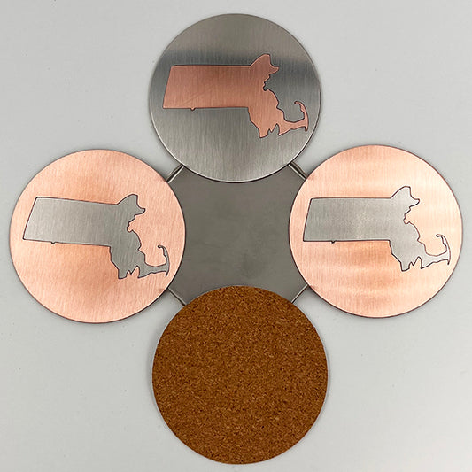 J&R Senior Sheetmetal copper Massachusetts coasters